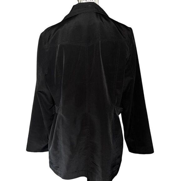 ‎Gallery black lined light jacket medium - Picture 3 of 6